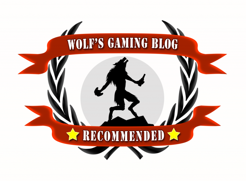 Official "Recommended" www.wolfsgamingblog.com logo